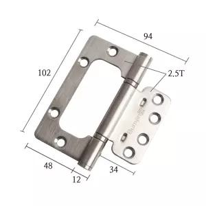 범진이지경첩 4010 스텐 (1개) SUS304 방문 화장실 욕실 4인치 녹안나는 경첩