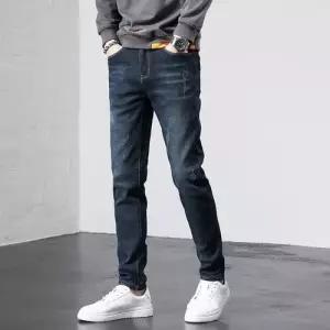지니코코 롱 빈티지 캐주얼 봄 남자 스키니진 스트레이트 청바지 일자 데님팬츠 슬림 핏 스트레치 ADOR1