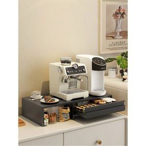 홈카페장 철제서랍 커피머신 티백 서랍과 싱크대위 미니수납장 커피머신 선반 그릇수납장