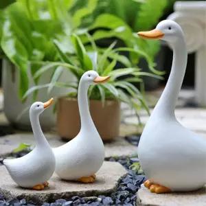 베란다 인테리어 오리 가족 3종 장식품 소품 데코 점포 가정 신혼부부 책상