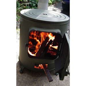 혼마제작소 화목난로 우드스토브 장작 연통 화목 스토브 소형 야외