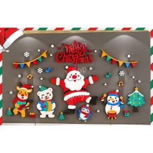 겨울환경판 산타 A 작은 3310A 벽면 화려한 장식 있는 왼쪽 3601C 없음