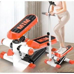 실내 스텝퍼 운동기 유산소 운동 핑크 머신 오렌지 소형 노인용 하늘 워킹 손잡이 팔걸이형