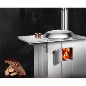 장작 아궁이 난로 다리 연통 화로 싱글 구성 신식 이동식 조리대 야외 캠핑장작난로 화롯대