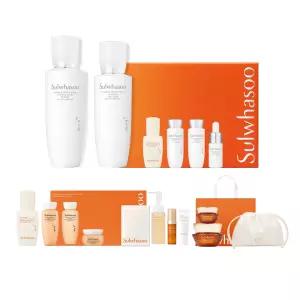 설화수 자정 2종 세트, 1개+증정(파우치백 포함 11종 샘플+쇼핑백, 1개)