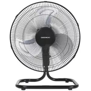 26년형 대우 빈티지 인테리어 클래식 16인치 탁상형 메탈선풍기 공업용 블랙