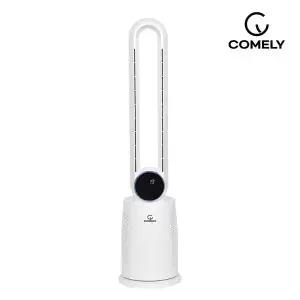 코멜리 날개없는 선풍기 저소음 BLDC모터 12단계조절 리모컨 CYF-DC1300