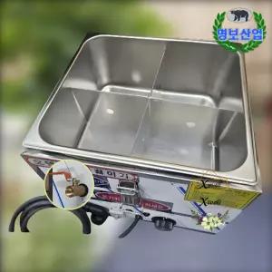 명보산업 스텐 자동 전기 오뎅 어묵 기계 포트 일체형 4구