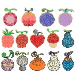 원피스 악마의 열매 금속 뱃지 고무고무 이글이글 수술수술 열매 굿즈