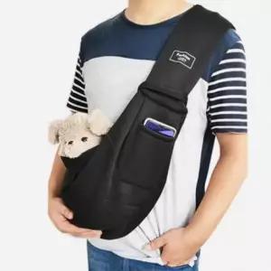 [반려] 코지펫 이동가방 블랙 반려견 애견슬링백 애견외출가방 애견용품