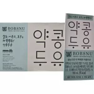 서울대 밥스누 쌀눈으로 더 똑똑한 약콩두유 190ml X 24개