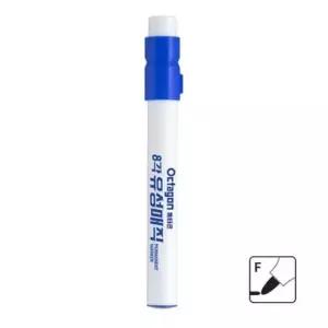 [문구] 옥타곤 유성매직 파란색 마커 초코색 매직펜