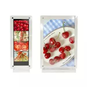 마그네틱 아크릴 액자 스탠드 인생네컷 2X6 엽서사이