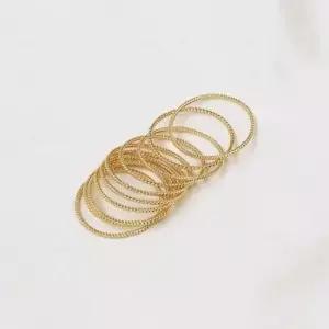 멋내기 모어 심플 실반지 (1ea)