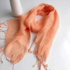 코코비치 린넨 스카프 롱 여성 봄 여름 목도리 엄마 머플러 여자