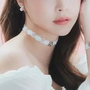 빈티지목걸이 에스닉 레이스 초커 목걸이