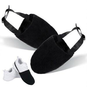 남자 볼러가 공놀이를 하고 춤추는 모습을 볼링 신발 슬라이드 2개 커버 액세서리 슬라이더 조절 가능한