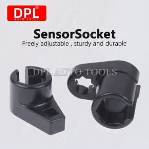 [호환품]3/8 22MM 람다 오프셋 산소 센서 소켓 렌치 o2 도구 키트 세트 어댑터 엔진