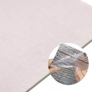 슈마켓 고급 접착식 단열벽지 1mx20m 실크핑크