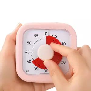 공부 스톱워치 스터디 탁상 LED 자명종 타이머 무선 시계 2컬러