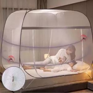 고정 여름 싱글 텐트 모기장 열대야 매트리스 원터치