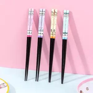 먼작귀 네츄럴 다크우드 젓가락 4인세트