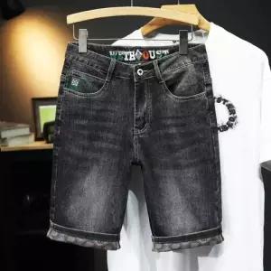 남친 청 트렌디 데님반바지 반바지 청바지 5부 스포M1