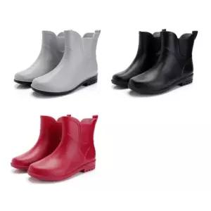 여자레인부츠 3컬러 1P 비올때 여성 방수 여름 장화 블랙230_x000D_