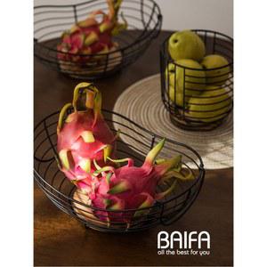 Tribello 주방 조리대용 바나나 그릇 트리 바구니 있는 원목 장식용 빈티지 나무