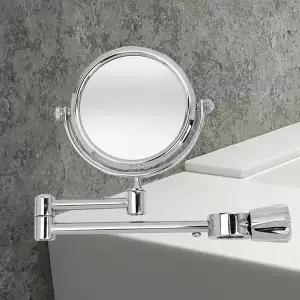 인테리어가구 HLBATH 면도거울 슬라이드바용 욕실거울 면도경 회전확대경 (S11190164)