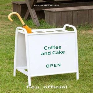 A형 철제 입간판 안내판 맞춤 제작 1개 진열대 메뉴판 매장 우산꽂이 스탠드형 컬러