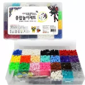 글로벌이지 뚝딱 부자재 툭툭블럭 종합놀이 보관케이스 세트