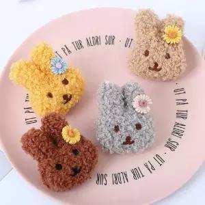 치 미니 강아지뱃지 옷핀 옷고정핀 옷고정 캐릭터뱃지 인형 자수 핀버튼 찌