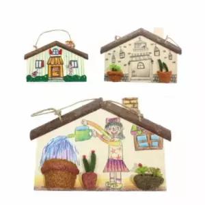 글로벌이지 뚝딱 통나무집 나무집 액자 만들기 10인용 세트