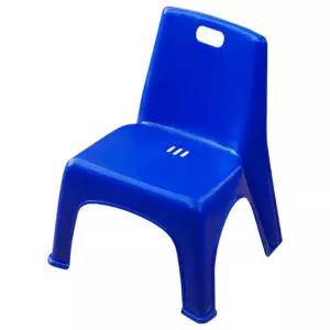 국산 유아용 등받이 의자 파랑 아동용 플라스틱 어린이용 키즈 유치원 아기 안락 간이 보조