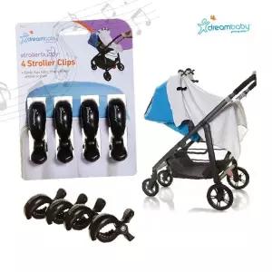 유모차 패브릭 고정 클립 원터치 간편 장착 바람막이 덮개 고정용