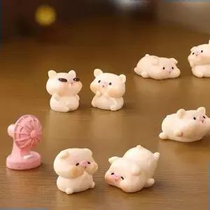 돼지피규어 테라리움 돼지 피규어 미니어처 데코 장식 DIY재료