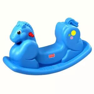 흔들 말 파랑/말타기/시소/목마/놀이터/놀이/기구/흔드는/아동/운동/흔들말/감각/발달/완구/의자/승용/스프