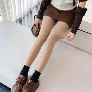 여자스타킹 기모 팬티 스타킹 여자 살색 보정 압박 레깅스 타이즈