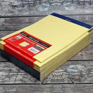 브랜빌 옥스포드 B5 리갈패드-노랑 50매 10권