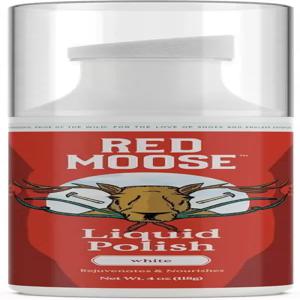레드 무스 리퀴드 슈 폴리쉬 - 가죽 부츠 드레스 슈즈용 스펀지 탑 4온스