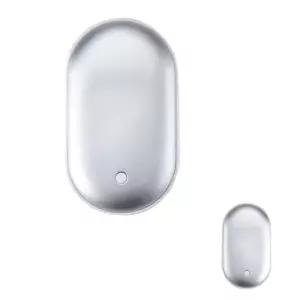 굿테라 전기 양면발열 보조배터리 실버 충전손난로 3000mAh 휴대용