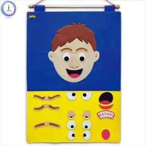 차트 미스터 변덕/학습/보드판/벨크로/벽보/공부/교구/교육/그림/배우기/어린이집/유치원/안내판/순서판