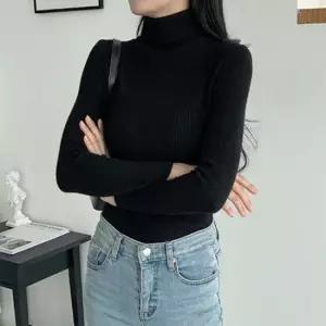 골지 목폴라 기본 목티 여자 이너 니트 겨울 터틀넥