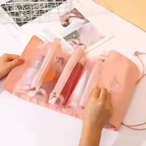 전문가용파우치 화장품 세면도구 메이크업 수납 정리함 파우치 가방