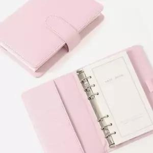 [문구] 데일리픽 다이어리형 노트 A6 핑크 유선노트