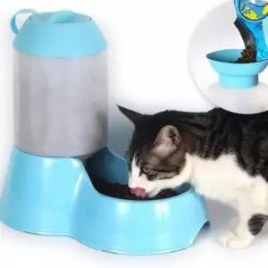 [반려] 애견 급식기 반려견 식기 블루 강아지 사료 그릇