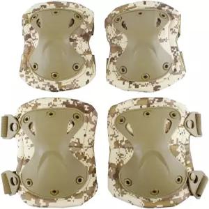 야외 CS 페인트볼 게임 사이클링 안전 스케이트보드 장비 스케이트 무릎 보호 가드 패드를 위한 AOUTACC