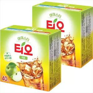 티오 아이스티 애플 40Tx2개/2세트구매시 1000원DCX넉넉한 유통기한