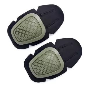 G3 전술 무릎 패드 1쌍 보호 삽입물 - 에어소프트 페인트볼 헌팅 전투 바지 아미 그린